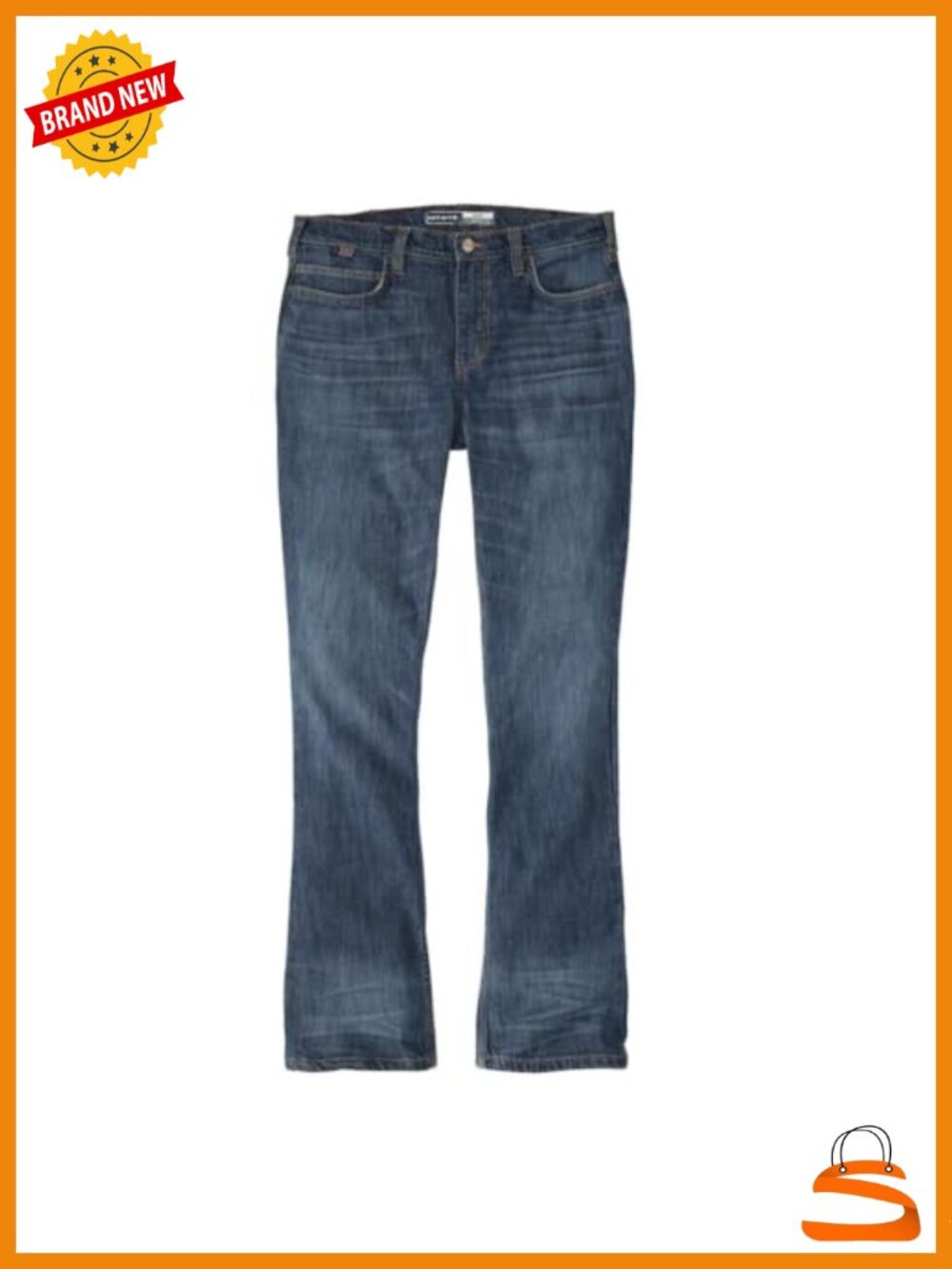 Flame Resistant Bootcut Jeans Performance Fit Stretch Denim Work Utility